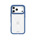 Clear iPhone 17 Pro Max Case with True Blue Ridge (MagSafe Included)