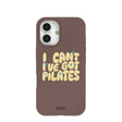 Chocolate Brown Ive got Pilates iPhone 16 Case