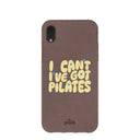 Chocolate Brown Ive got Pilates iPhone XR Case