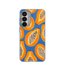 Electric Blue Juicy Papayas Samsung Galaxy S26+(Plus) Case