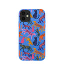 Electric Blue Jungle Cat iPhone 11 Case