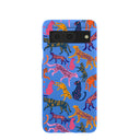 Electric Blue Jungle Cat Google Pixel 8 Case