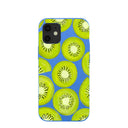 Electric Blue Kiwi Slices iPhone 12 Mini Case