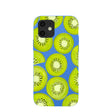 Electric Blue Kiwi Slices iPhone 12/ iPhone 12 Pro Case