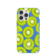 Electric Blue Kiwi Slices iPhone 14 Pro Max Case