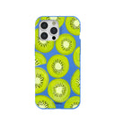 Electric Blue Kiwi Slices iPhone 15 Pro Max Case