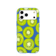 Electric Blue Kiwi Slices iPhone 17 Pro Max Case