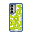 Clear Kiwi Slices Samsung Galaxy S26 Case With True Blue Ridge (Magnetic Charging included)