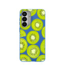 Electric Blue Kiwi Slices Samsung Galaxy S26+(Plus) Case