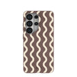 Chocolate Brown Latte Waves Samsung Galaxy S26 Ultra Case