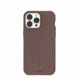 Chocolate Brown Leaf Veins iPhone 13 Pro Max Case