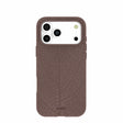 Chocolate Brown Leaf Veins iPhone 17 Pro Max Case