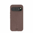 Chocolate Brown Leaf Veins Google Pixel 10 Pro XL Case