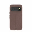 Chocolate Brown Leaf Veins Google Pixel 10/10 Pro Case