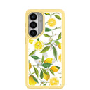 Clear Lemon Bloom Samsung Galaxy S26+(Plus) Case With Sunbeam Ridge (Magnetic Charging included)