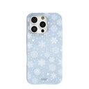 Powder Blue Let it Snow iPhone 16 Pro Case