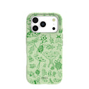 Sage Green Linear Entomology iPhone 17 Pro Case