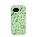 Sage Green Linear Entomology Google Pixel 9a Case