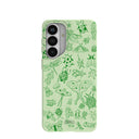Sage Green Linear Entomology Samsung Galaxy S26+(Plus) Case