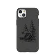 Black Lone Cabin iPhone 15 Plus Case