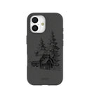 Black Lone Cabin iPhone 17 Case