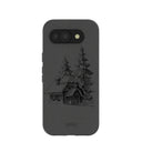 Black Lone Cabin Google Pixel 10a Case