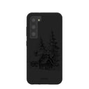 Black Lone Cabin Samsung Galaxy S23 Case
