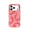 Bubblegum Pink Lucky Horseshoe iPhone 17 Pro Case