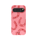 Bubblegum Pink Lucky Horseshoe Google Pixel 10 Pro XL Case
