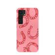Bubblegum Pink Lucky Horseshoe Samsung Galaxy S25 Case