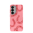 Bubblegum Pink Lucky Horseshoe Samsung Galaxy S26 Case