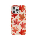 Seashell Maple Leaf iPhone 14 Pro Max Case