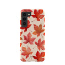 Seashell Maple Leaf Samsung Galaxy S22 Case