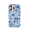 Powder Blue Marine Life iPhone 15 Pro Case