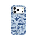 Powder Blue Marine Life iPhone 17 Pro Case