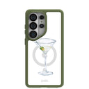 Clear Martini Moment Samsung Galaxy S26 Ultra Case With Forest Floor Ridge (Magnetic Charging included)