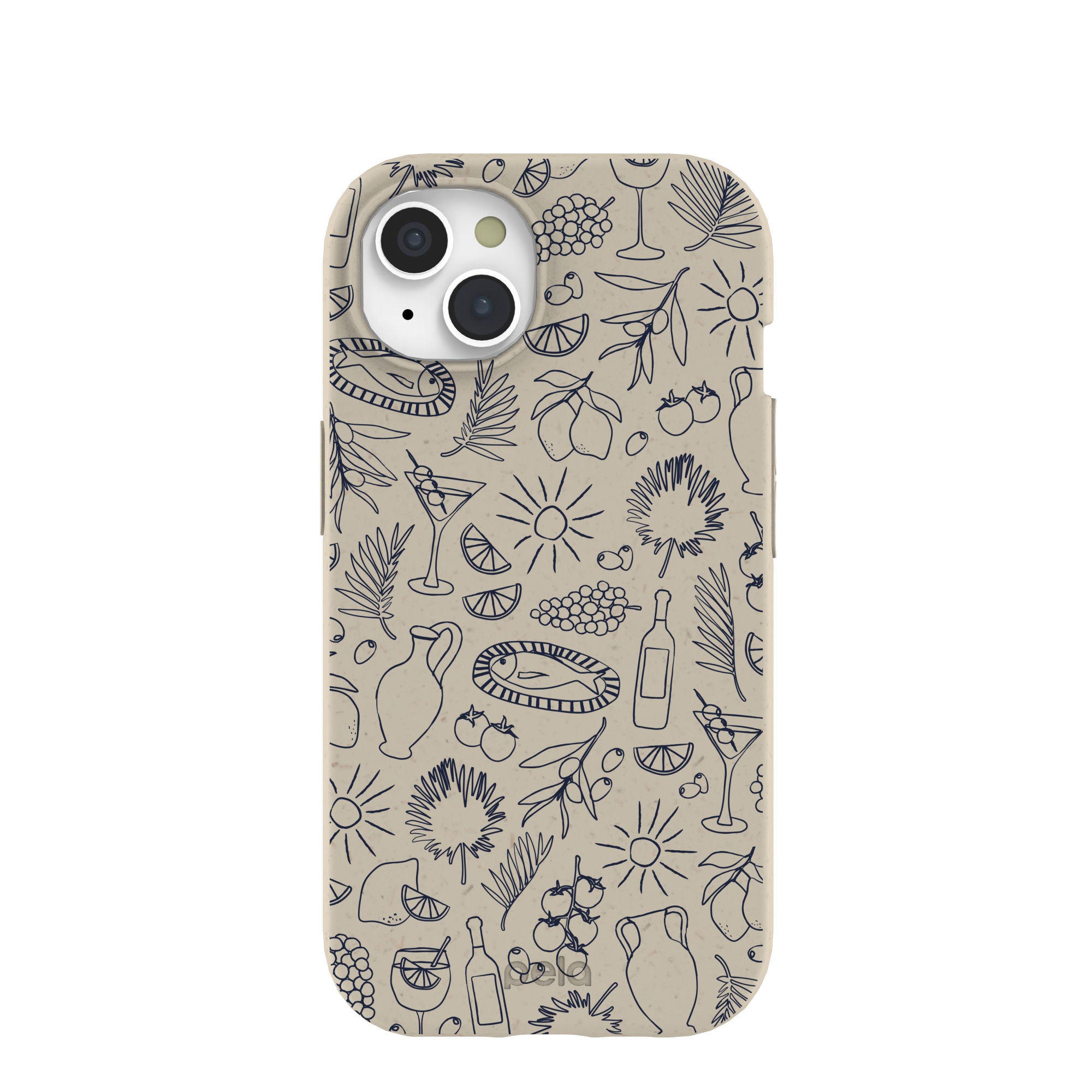 London Fog Mediterranean Moments iPhone 15 Case – Pela Case