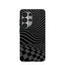 Black Melted Checkers Samsung Galaxy S26 Ultra Case
