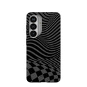 Black Melted Checkers Samsung Galaxy S26 Case