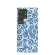 Powder Blue Melting Faces Samsung Galaxy S24 Ultra Case
