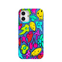 Electric Blue Melty Mood iPhone 16 Plus Case