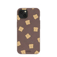 Chocolate Brown Mini Toast iPhone 13 Case