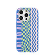 Electric Blue Mixed Up iPhone 16 Pro Case