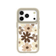 Clear Mocha Poppy iPhone 17 Pro Case With London Fog Ridge (MagSafe included)