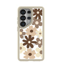 Clear Mocha Poppy Samsung Galaxy S26 Ultra Case With London Fog Ridge (Magnetic Charging included)