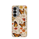 Seashell Monarch Butterfly Samsung Galaxy S26 Case