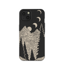 Black Moonlight Peaks iPhone 13 Case