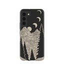 Black Moonlight Peaks Samsung Galaxy S22 Case