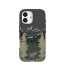 Black Moose Mountain iPhone 17 Case