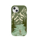 Forest Floor Morning Fishing iPhone 15 Case